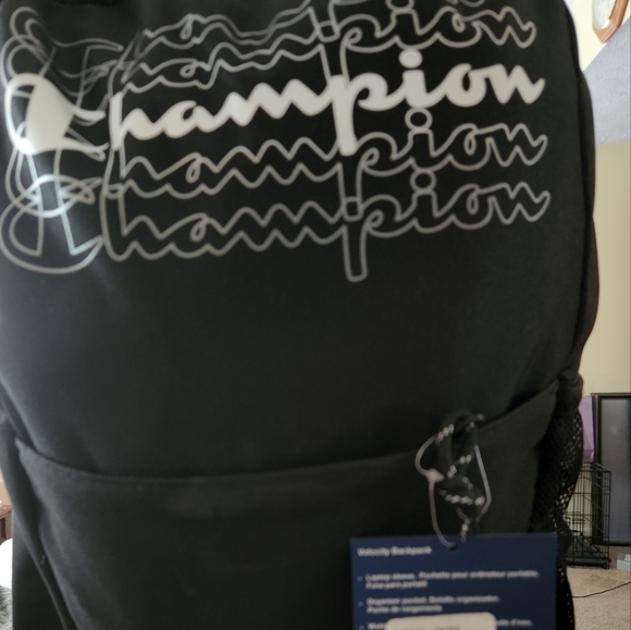 NWT BLACK CHAMPION BACKPACK - Picture 5 of 12